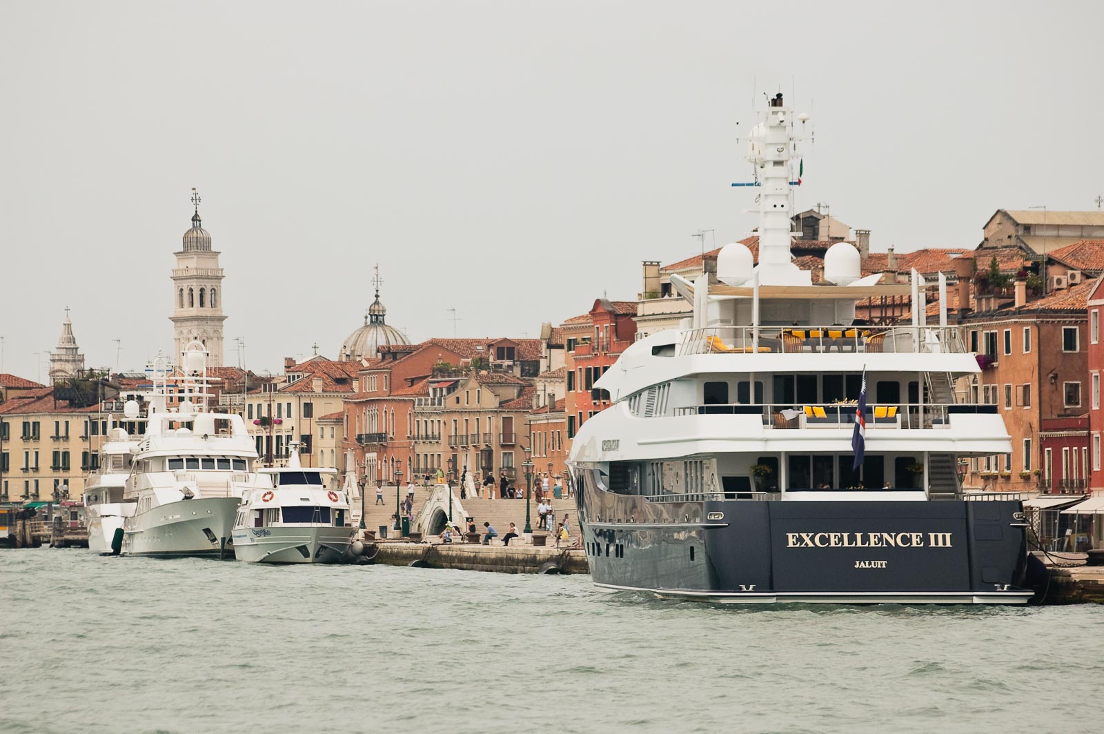Mega jacht, Venetië, Vaarvakantie